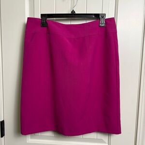 Women's Fuchsia Pencil Skirt